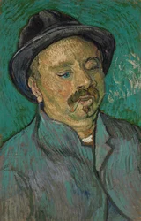 Portret jednookiego mężczyzny
